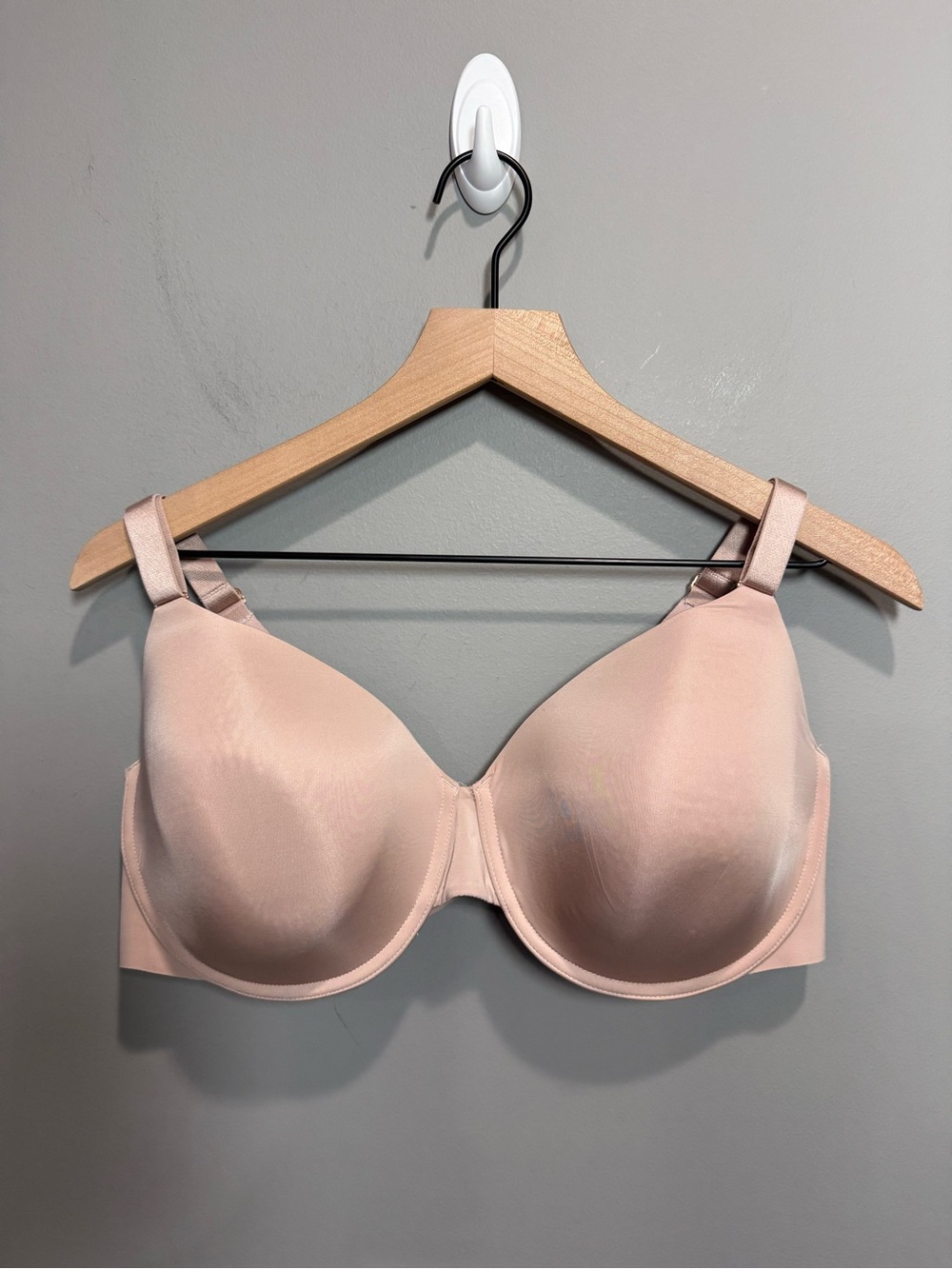 Soma Vanishing 360 Perfect Coverage Bra 40DD Nude Blush Wireless Look